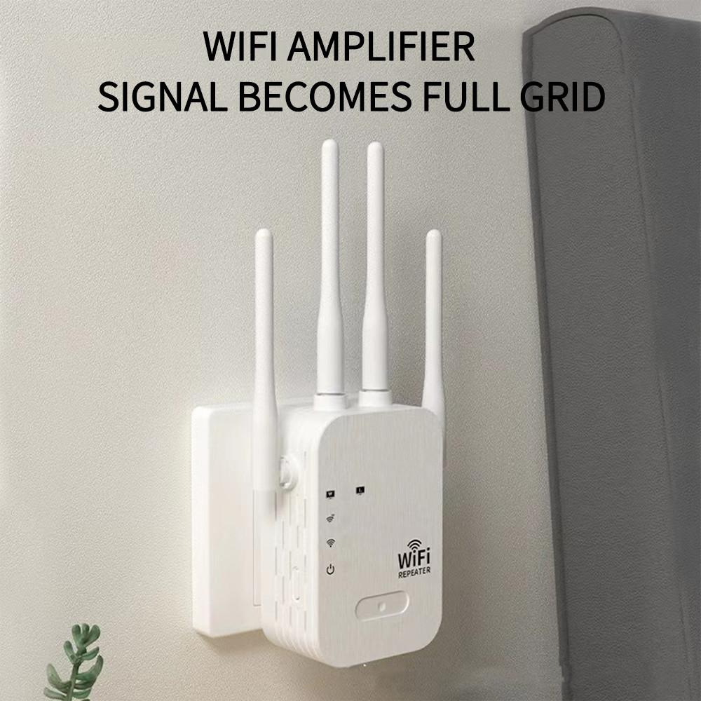 5G 2.4G Dual Band WiFi Repeater Signal Amplifier Router 1200Mbps/300Mbps Signal Booster Network Ampl