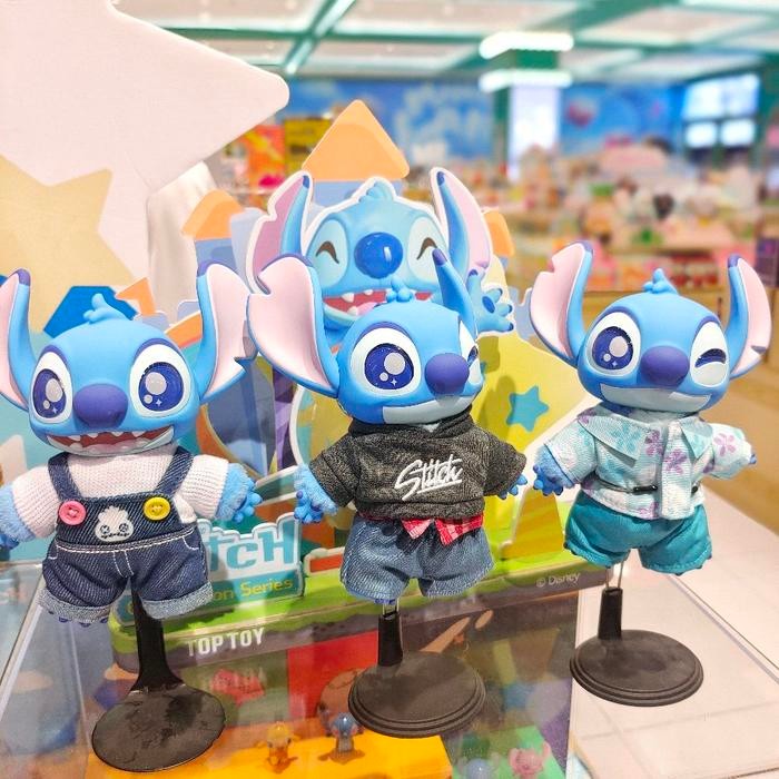 Miniso Blind Box DISNEY STITCH DRESS UP SHOW Collection (1pc Random) FIGURE MAINAN ANAK DAN DEWASA K