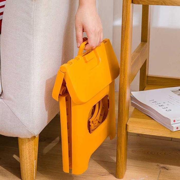 Bangku Kursi Mini Dapur Kamar Mandi Lipat Plastik Portae Seaguna - Hijau