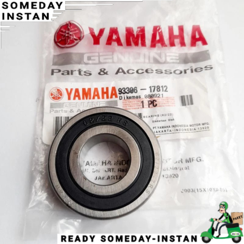 YB- LAHER BEARING LAHER RODA BELAKANG 62/22 YAMAHA MIO J MIO M3 XEON GT125 MIO Z FINO FI/ suku cadan