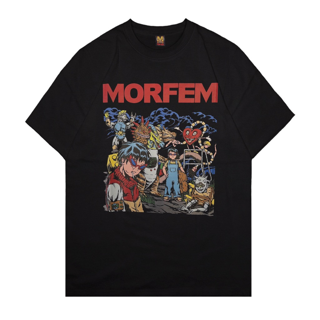 Xtreme Merch Morfem "Morfrenz" Oversized Kaos Pria Wanita Tshirt