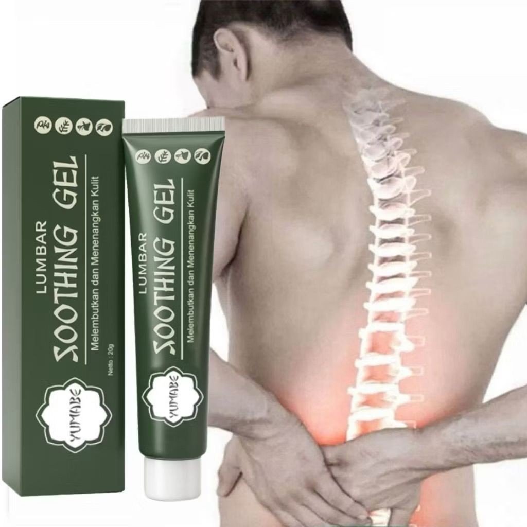 (BPOM) Salep Yumabe Soothing Gel Lumbar Cream Meredakan Nyeri Otot & Sendi Ampuh Menenangkan Kulit /