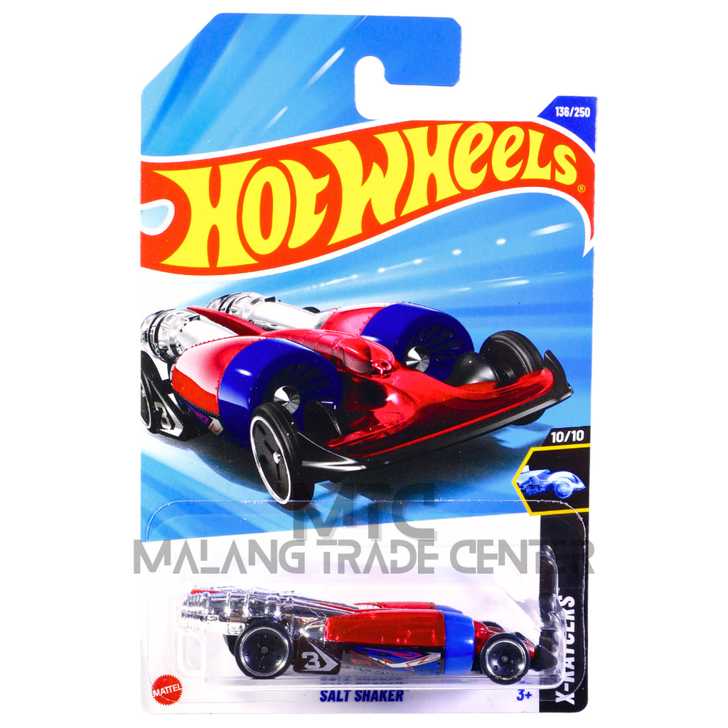 Hot Wheels Salt Shaker Merah Biru P 2025