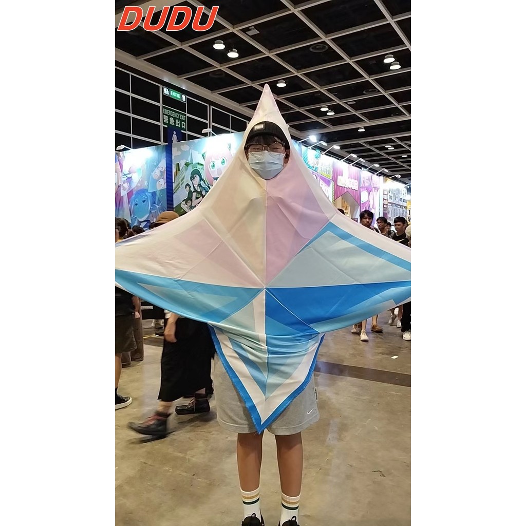 Adult Kids Genshin Impact Primogems Cosplay Costume Game Pentagram Giant Genshin Primogem Anime Prop