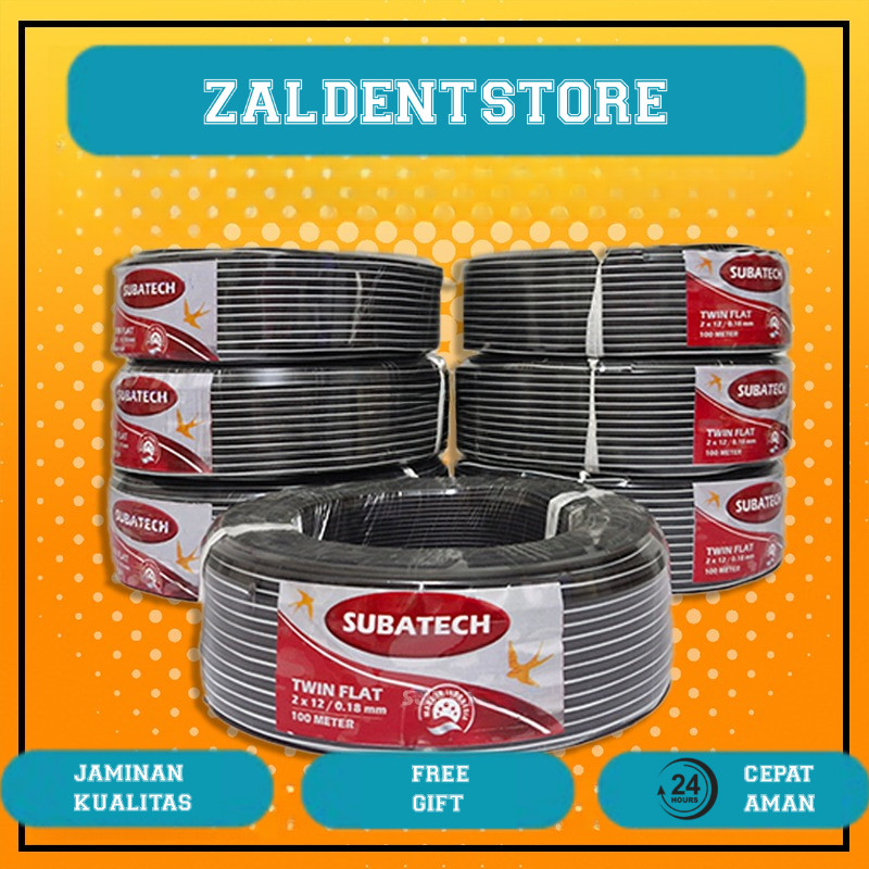 Kabel ROLL Listrik Ganda Serabut Isi-100Meter/1 Roll