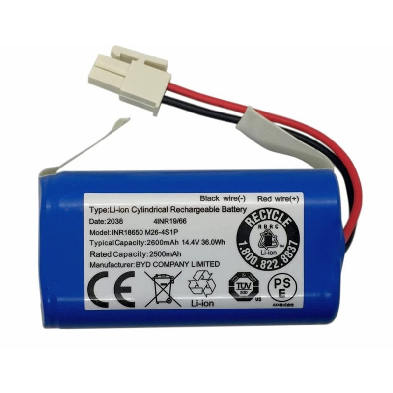 Original 2600mah Rechargeable Lithium BatteryFor ILIFE A4s A6 V7s Plus A9s W400 Robot Vacuum Cleaner