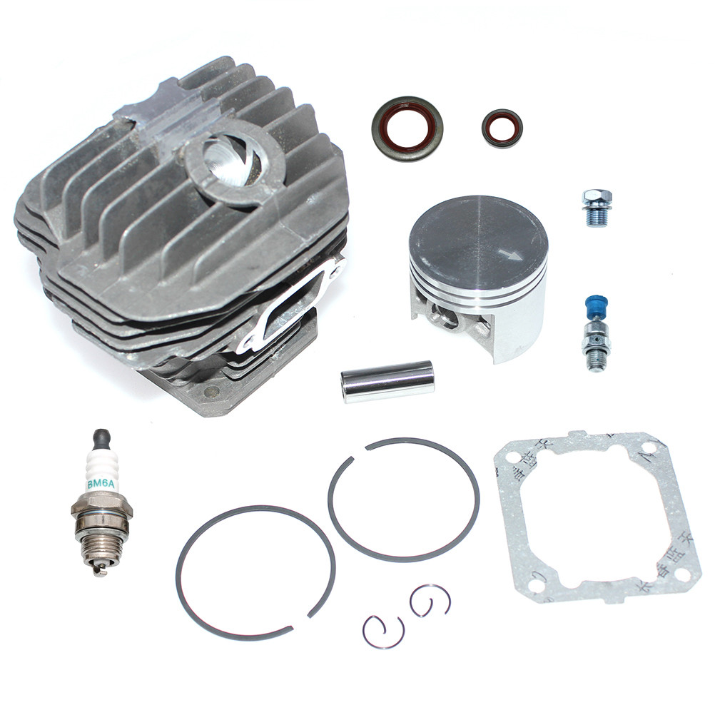 50mm Cylinder Piston Kits 10mm Pin For Stihl MS440 044 044R 044W MS440RZ MS440VWZ MS440Z Chainsaw 11