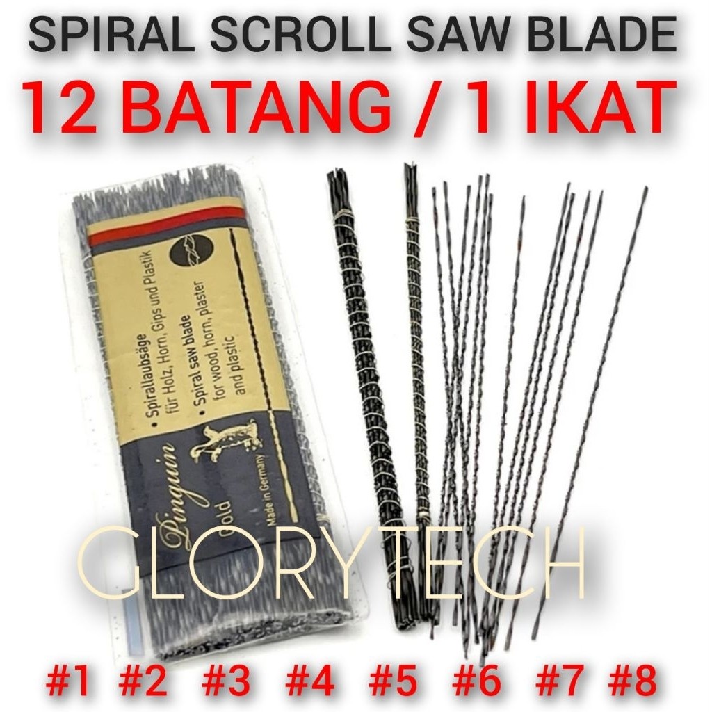 Mata Gergaji Scroll Spiral saw / Scroll Spiral Saw Blade