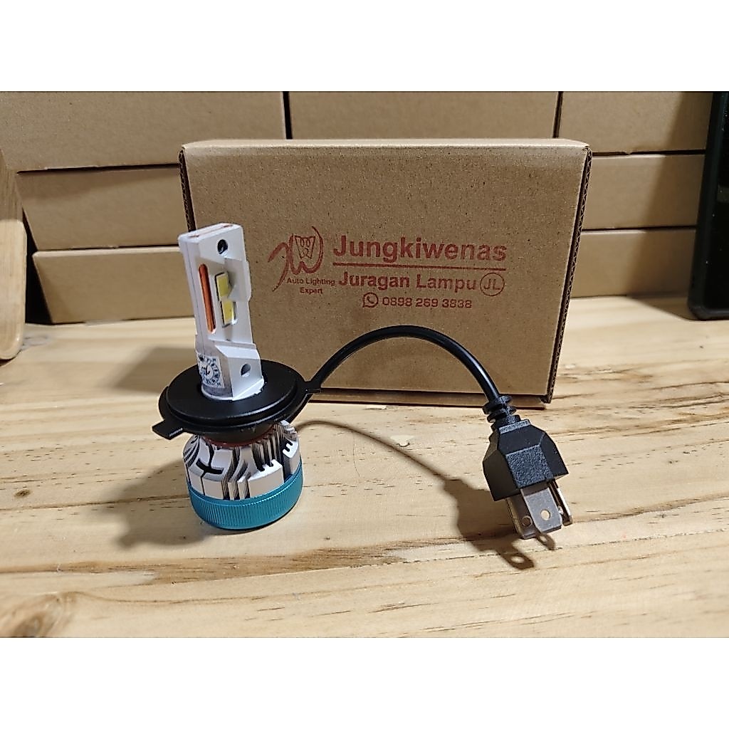 led H4 JL55 6000k atau 4300k double heat pipe tanpa bayangan gelap