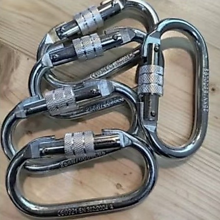 Carabiner Panjat Tebing / Carabiner Stainless 25 Kn