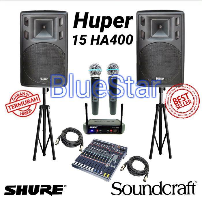 Paket SoundSystem Huper 15 HA400 Original 15 inch - EFX-8
