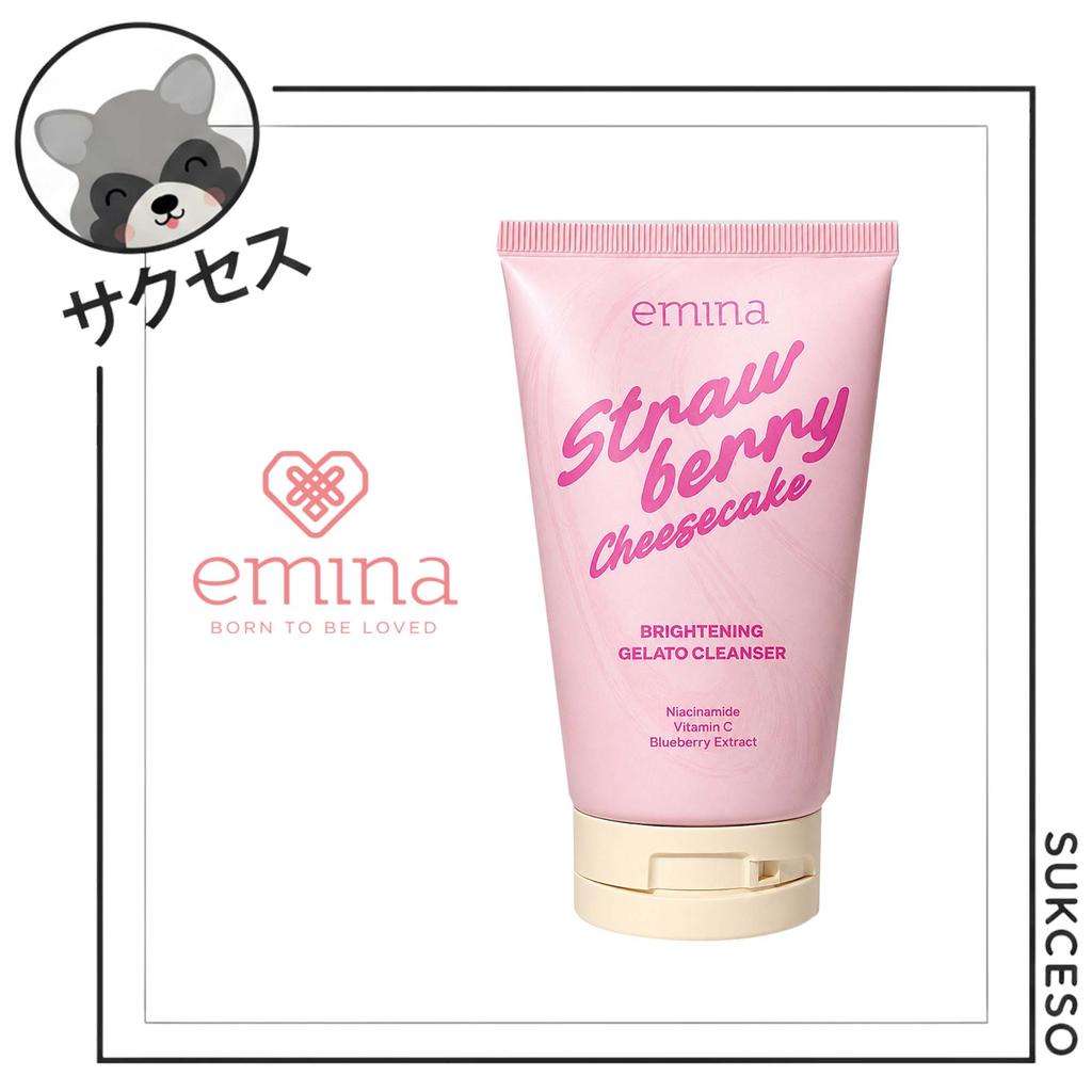 Emina Brightening Gelato Cleanser Series 100ml / Strawberry Cheesecake