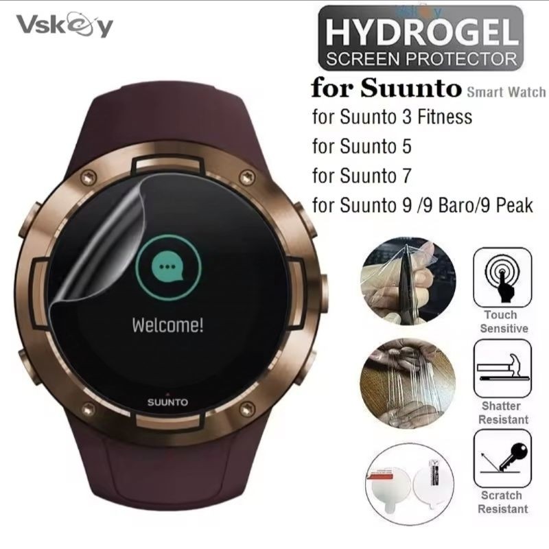 Suunto 5 Peak / 7 / 9 / 9 Baro / 9 Peak / 9 Peak Pro Hydrogel Screen Protector Film