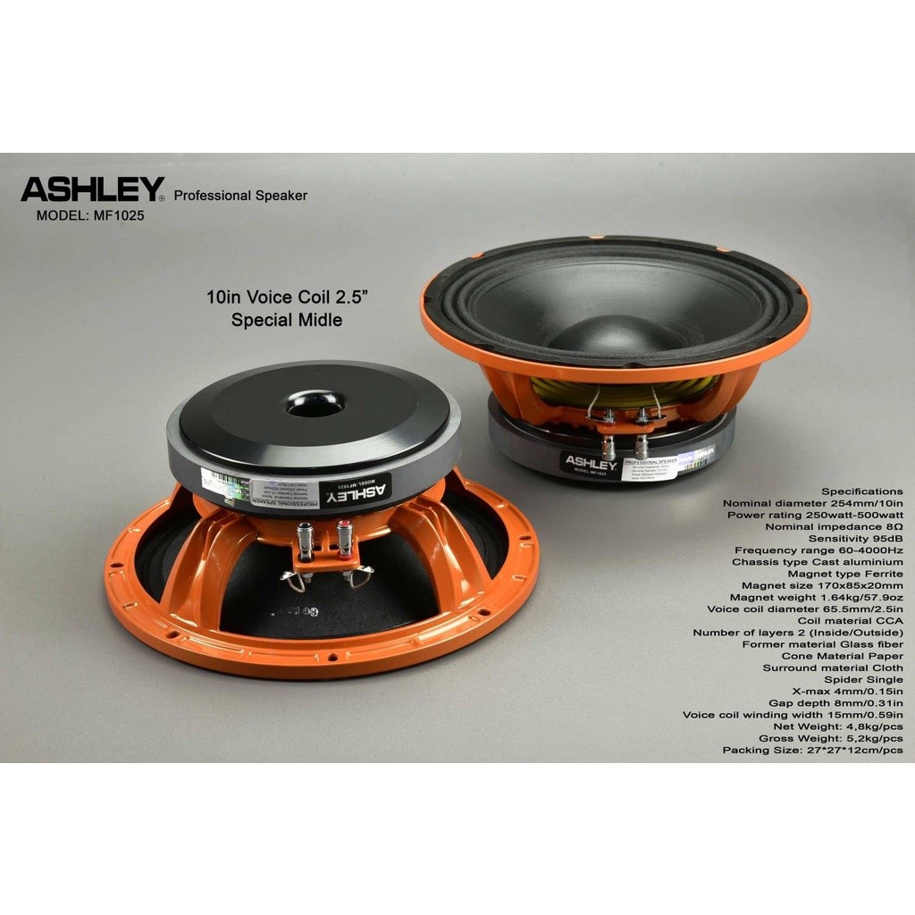 speaker component ashley mf1025 mf 1025 original