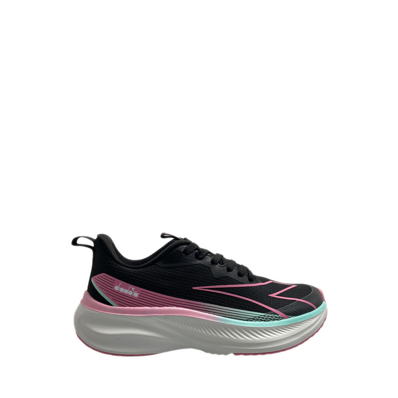 Diadora Solero Women's Running Shoes - Black Pink