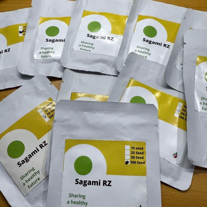 SAGAMI RZ 100 Biji / seed benih buah melon sagami Repack dari kemasan f1 pabrik