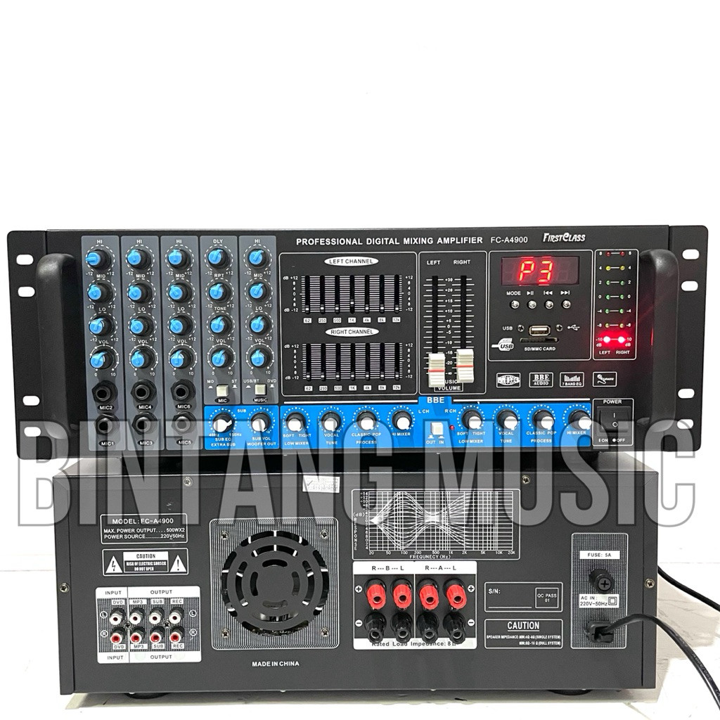 Amplifier Firstclass FC A4900 Original ampli firstclass fc a4900