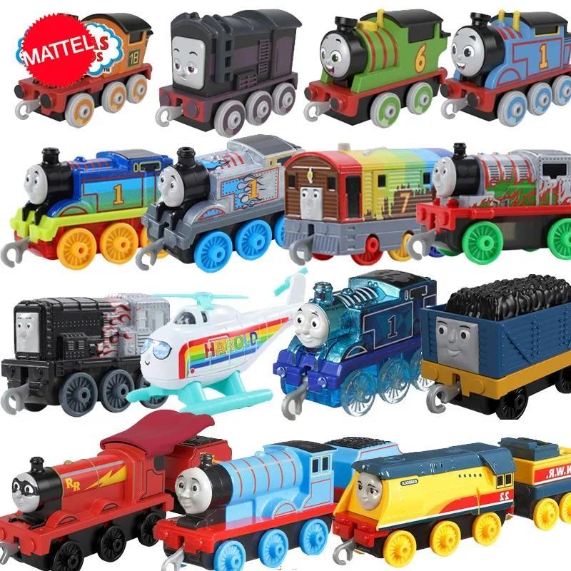 Mainan Thomas and Friends Car TrackMaster Kereta Api Rel Logam Mesin Nia Sandy Percy untuk Anak Laki
