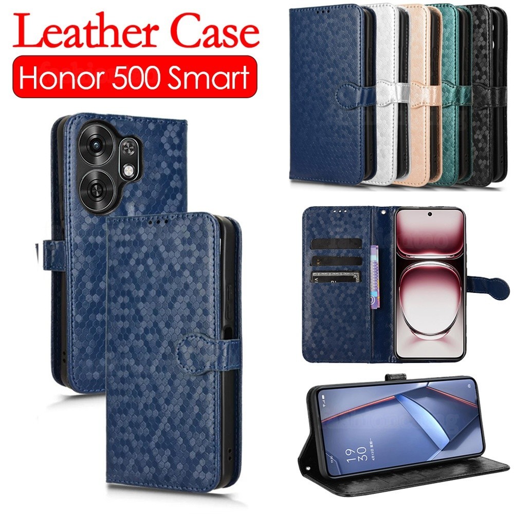 Casing Ponsel Kulit Flip Honor500 Smart 5G untuk Honor 500 Smart Pro Lite 500Smart 500Pro 500Lite 5 