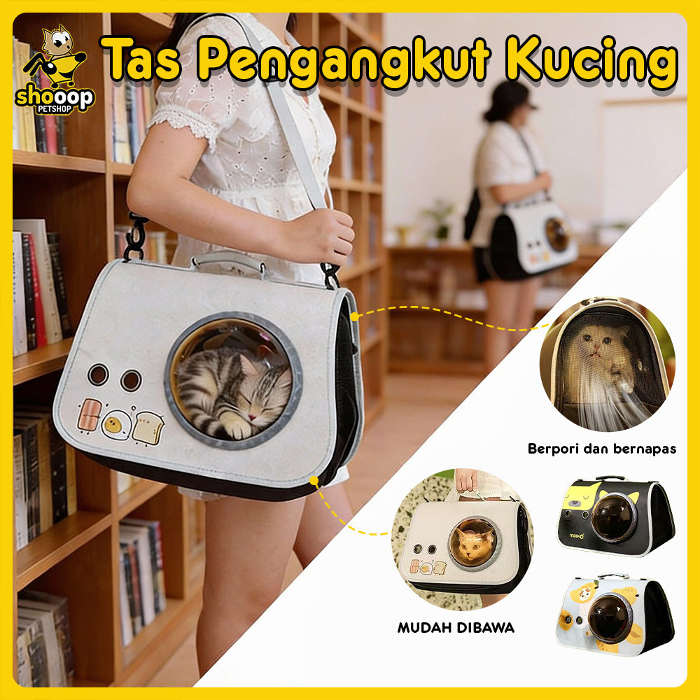 Tas Kucing Pet Cargo Ransel Kucing Hewan Peliharaan Ransel Pet Carrier Tas