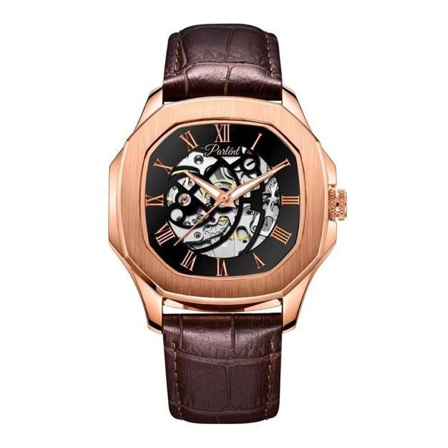 Parlent Gallant Vortex - Jam Tangan Pria 42mm, Automatic Movement, Waterproof 5ATM (50M), Stainless 
