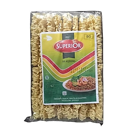 Mie Superior Mi Kuning Keriting Kemasan 303 Gram Mie Instan Kering Enak