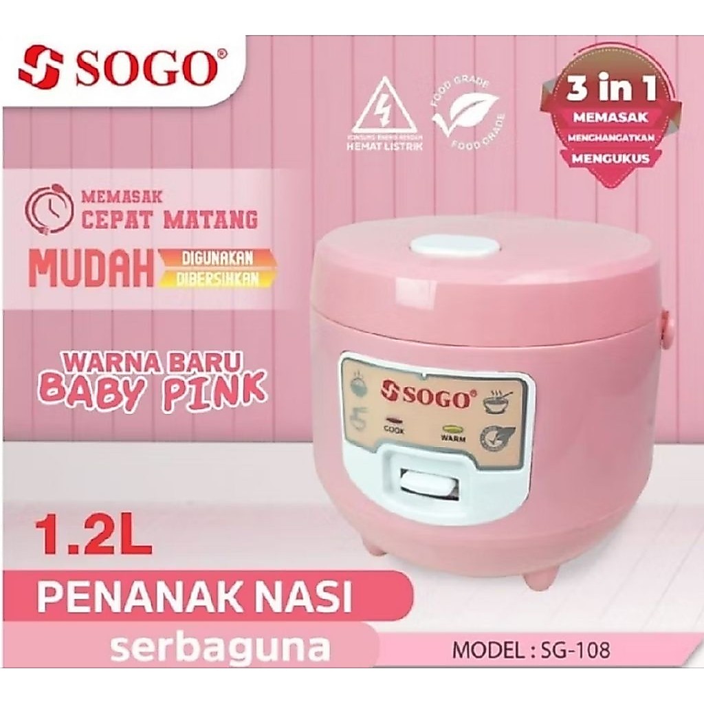 rice cooker / penanak nasi sogo 1.2 liter #