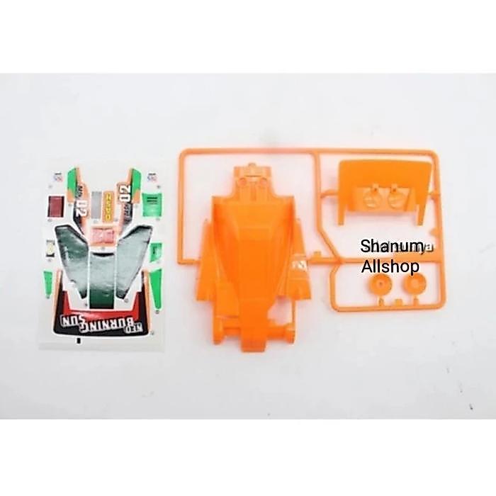 REP TAMIYA 18034 BODY SET DASH 02 NEO BURNING SUN + DECAL [VC MODEL]