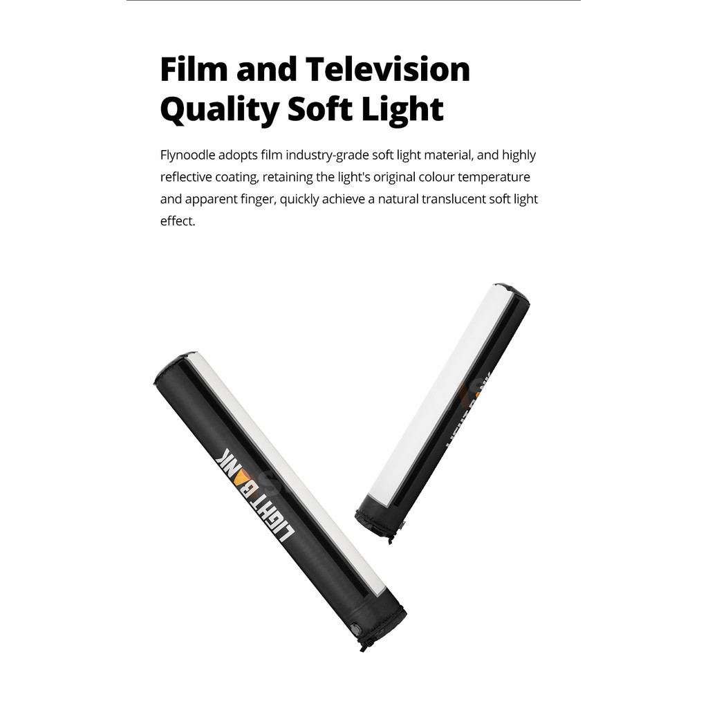 Flynoodle Light Bank Air Tube Inflatable Softbox Soft Lighting for Ambitful Aputure Nanlite Godox ZH