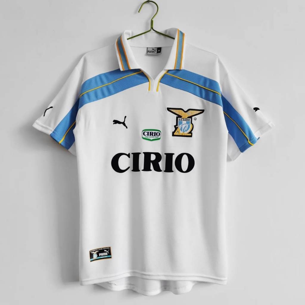 Jersey Bola Retro Grade Ori Lazio 3rd Cirio Third 1998