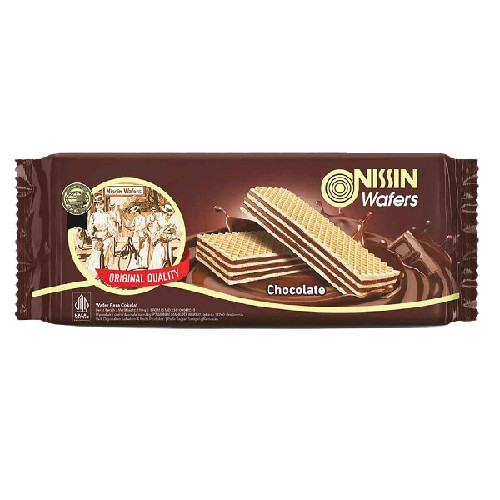 

Nissin Wafer Chocolate 110gr Renyah Krim Coklat Tebal
