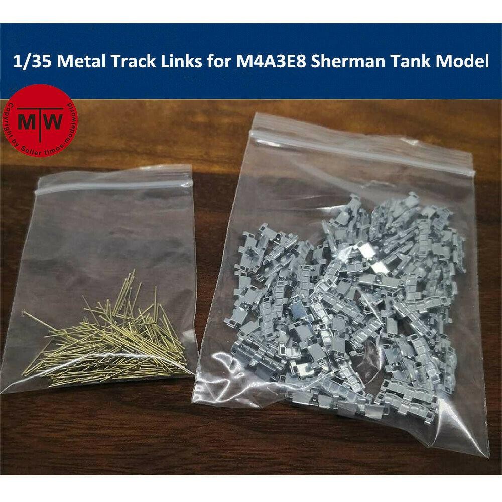 

SANXIN 1/35 Metal Track Links for M4A3E8 Sherman Tank Model w/metal pin SX35019