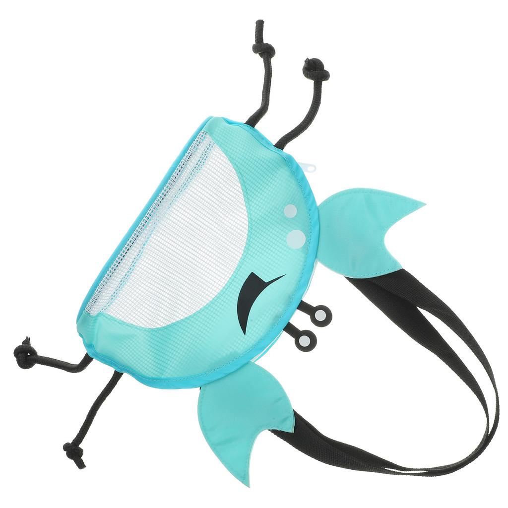 

Crab Beach Bag Children's Toy Mesh Fashion Small Sky- Collecting Bags for Kids Travel