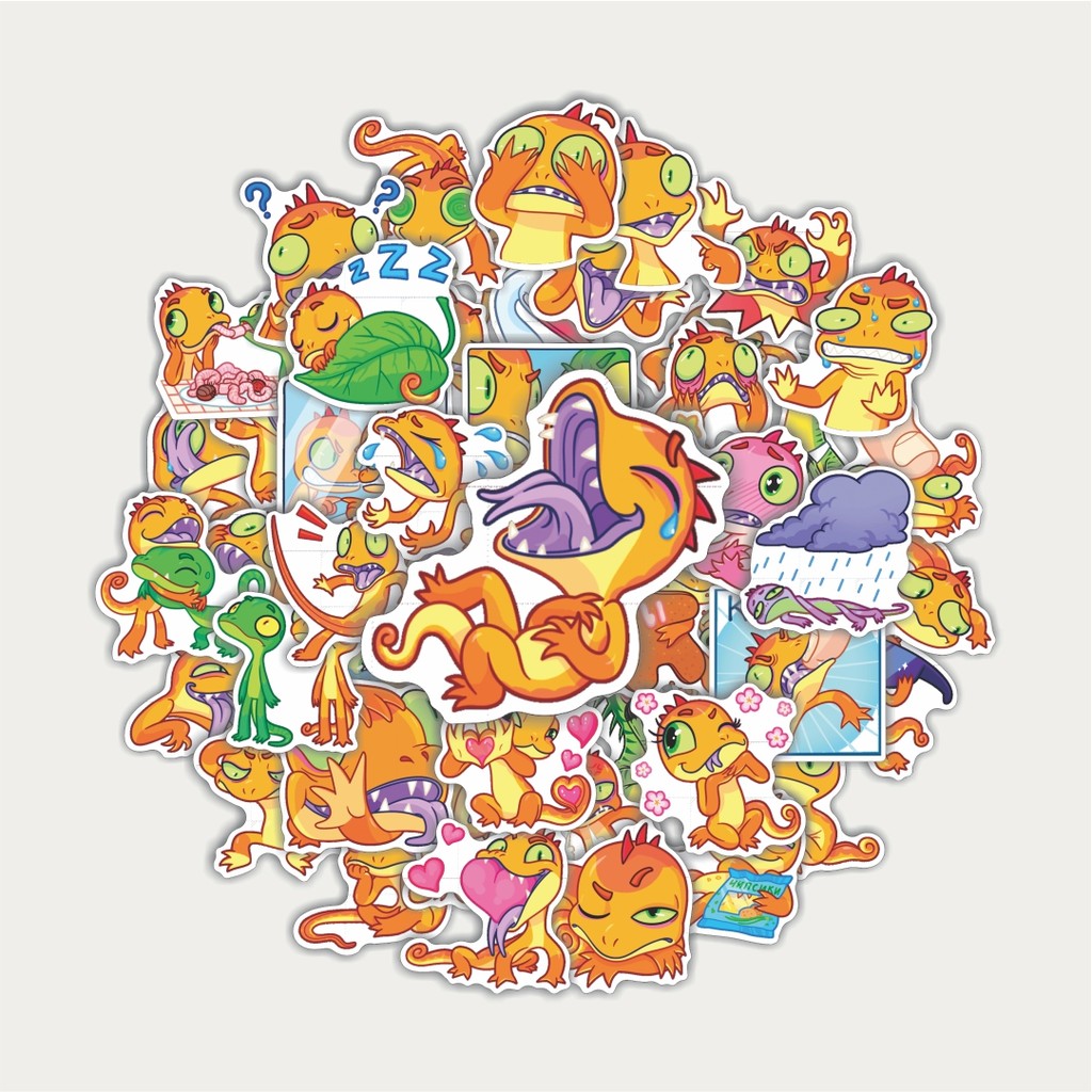 

Sticker Pack Stiker Animal Gekkosha Kawaii | Sticker TUMBLR | Stiker LAPTOP KOPER HELMP