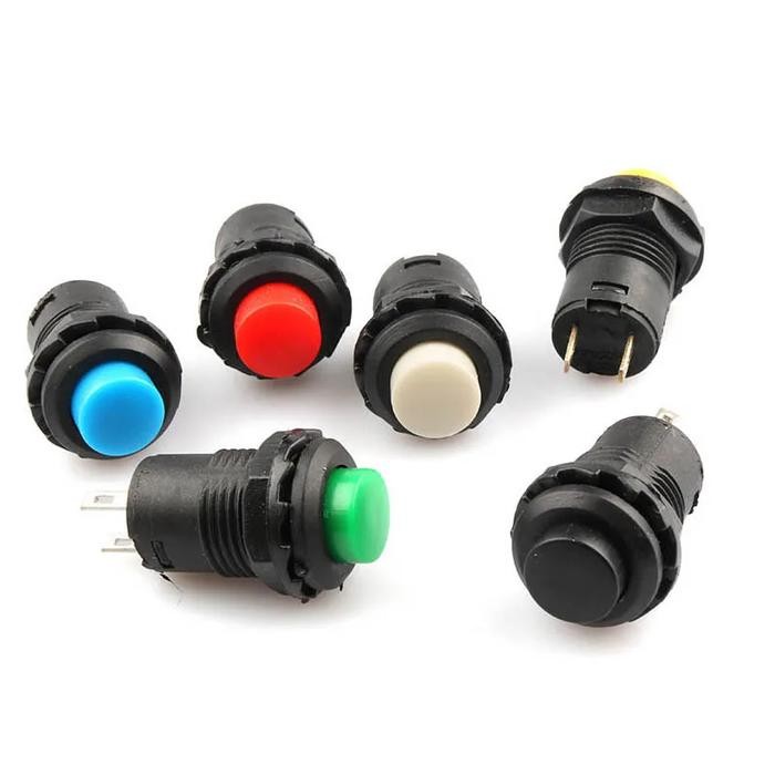 Push Button ON OFF Push ON OFF 12mm Tombol Push Button Saklar Tekan 12mm Saklar Latching 12mm BUTTON