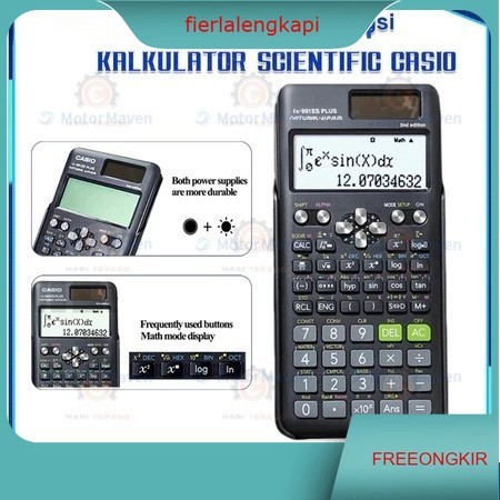

Kalkulator Scientific Casio FX-991EX Kalkulator Scientific Casio ilmiah FX-991EX Classwiz Asli dan Bergaransi FX-991CW Kalkulator Ilmiah Original 991ES-Plus Kalkulator Casio Scientific Calculator Casio Scientific Kalkulator Scientific Casio 82ms