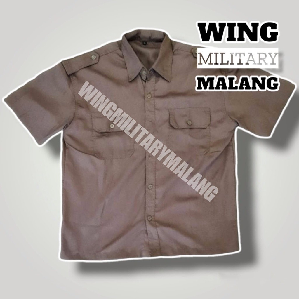 ATASAN BAJU PDH SATPAM COKLAT Baju Seragam PDH Security Satpam Terbaru