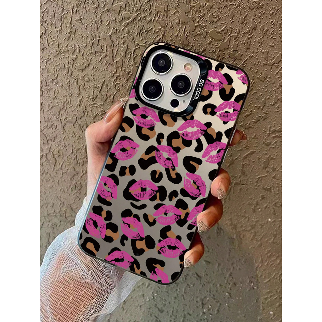 Casing Redmi Motif leopard dan bekas lipstik untuk Note11 Pro Note 12 POCO M4 Poco X3 Pro POCO X5 PR