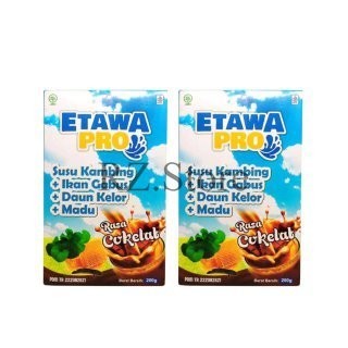 

2 BOX Susu Etawa Pro Cokelat 200gr – Susu Kambing Asli Original BPOM