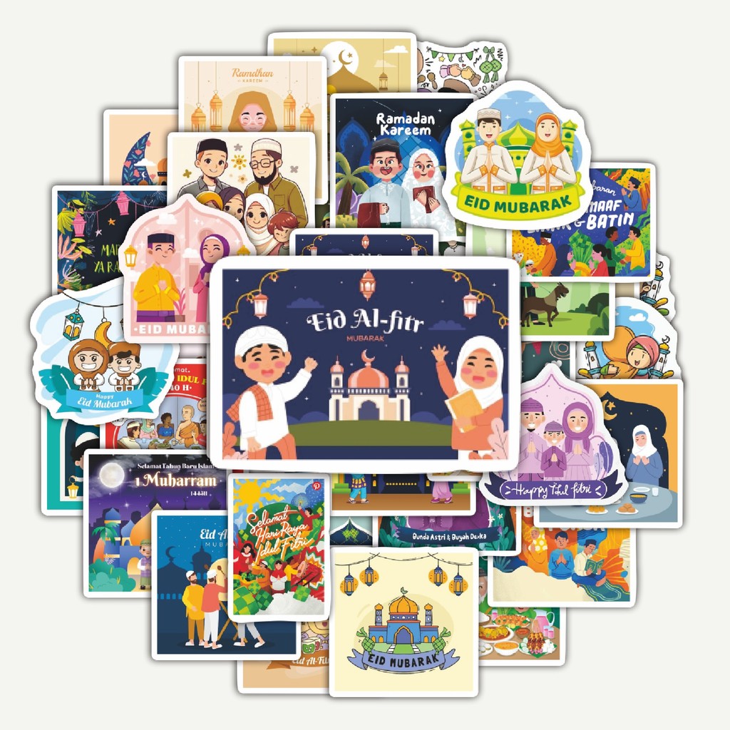 

Sticker Pack Stiker Tema Idul Fitri V1 | Sticker TUMBLR | Stiker LAPTOP KOPER HELM