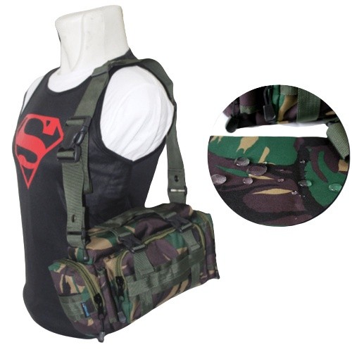 TAS SELEMPANG ARMY Tas Malvinas - Tas Selempang Loreng - TNI - Army - Tactical - Perbakin