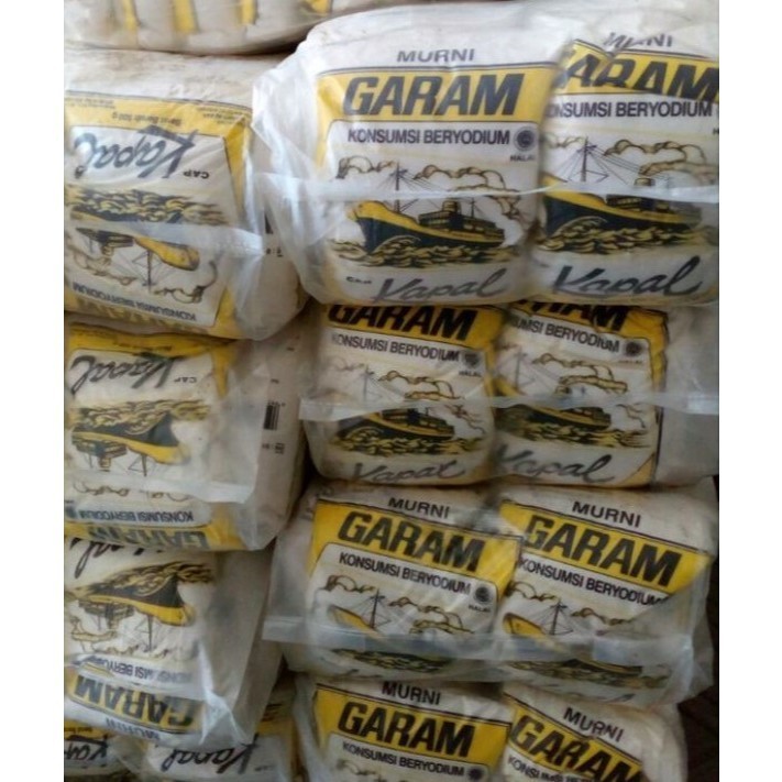 

Garam Cap Kapal 500gr | 1 ball isi 20 bungkus