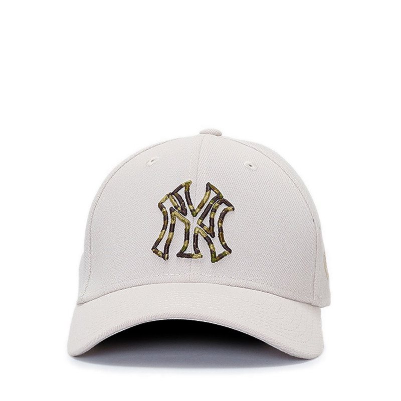 New Era 3930 Outlined New York Yankees Men's Cap - Stone
