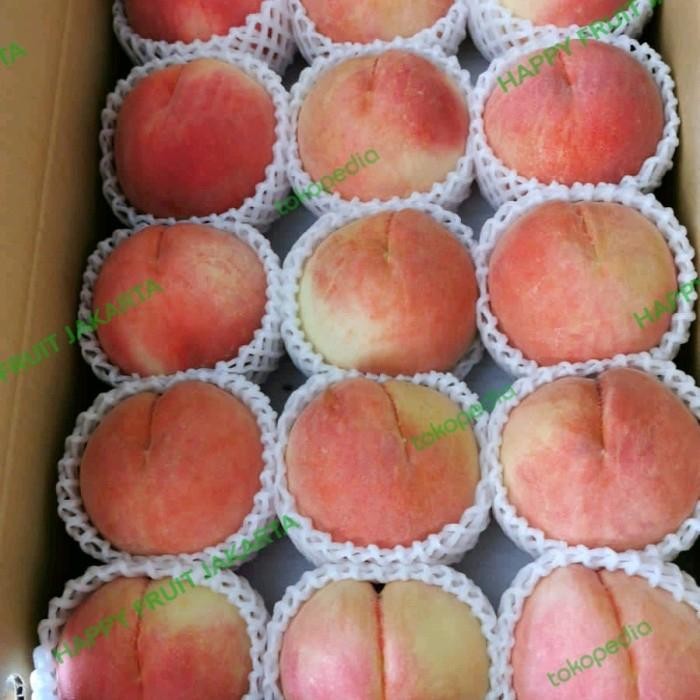 

Peach Jepang Fukushima manis wangi lembut 4 kg / Box
