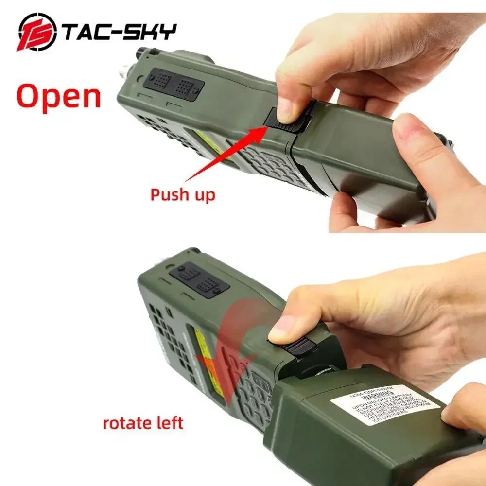 TAC-SKY AN / PRC 152 152A Military Radio Walkie-Talkie Model Virtual Broadcast Box, Harris Military 