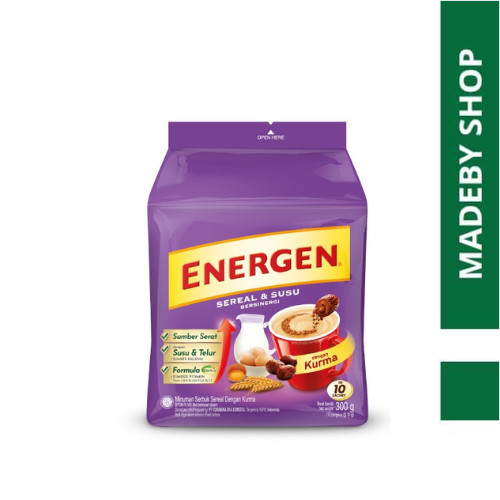 

ENERGEN KURMA 30G 1 RENTENG ISI 10 PCS