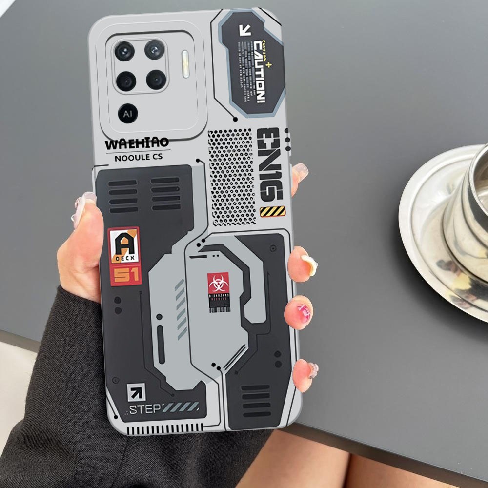 [BC01] Case Untuk Oppo Reno 5f - Motif Mesin CPU Cyberpunk - Softcase Pro Camera, Casing HP, Pelindu