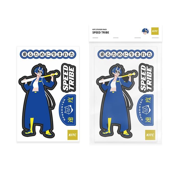 

KITC Stiker Set Sticker Pack - Blue Gang