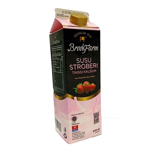 

BROOKFAMY FRESH MILK HIGH CAL STRAWBERRY 946 ML - SUSU - AMY
