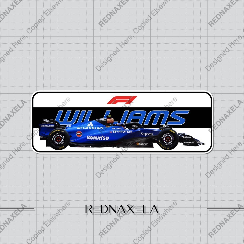 

Stiker Vinyl Formula 1 Racing Team Williams Outdoor High Quality Waterproof Sticker